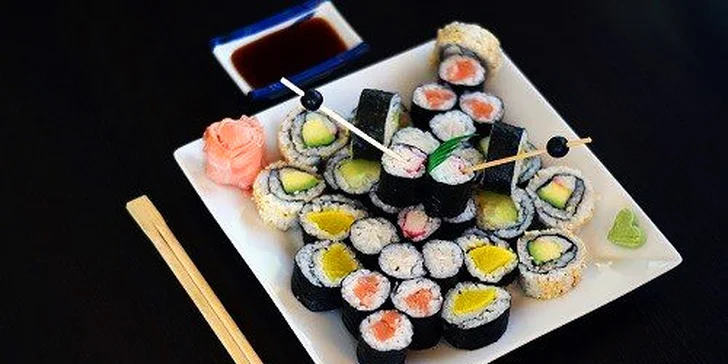Lahodné sushi menu podľa výberu pre dvoch
