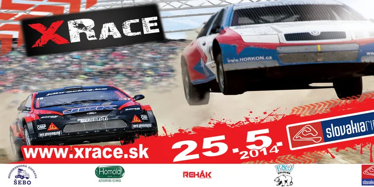 Adrenalínová motoristická show XRACE