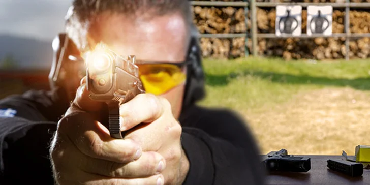 Strieľanie na strelnici, airsoft alebo kurz pre žiadateľov o zbrojný preukaz