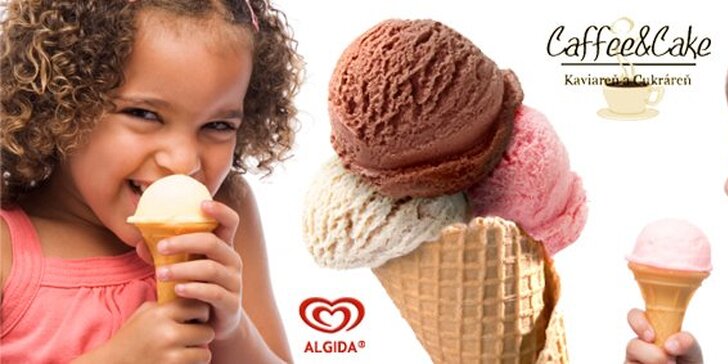 0,49 Eur za 3 kopčeky osviežujúcej zmrzliny v kornútku alebo v pohári! Príďte si zamlsať na zmrzline Algida so zľavou 53%!