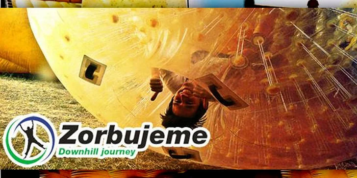 Zorbing na Slnečných Jazerách v Senci