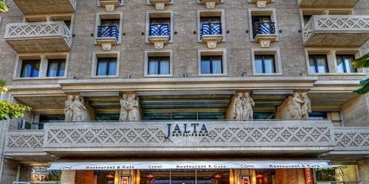 Exkluzívny JALTA Boutique Hotel***** Praha priamo na Václavskom námestí