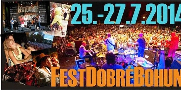 Trojdňový vstup na rodinný folk&country FestDobréBohunice