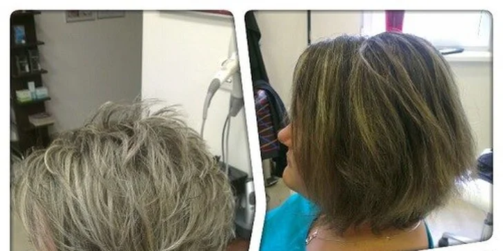 Ombré melír, strihanie alebo kompletný styling