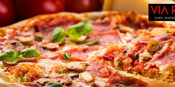 Prázdninová chrumkavá talianska pizza z Via Roma