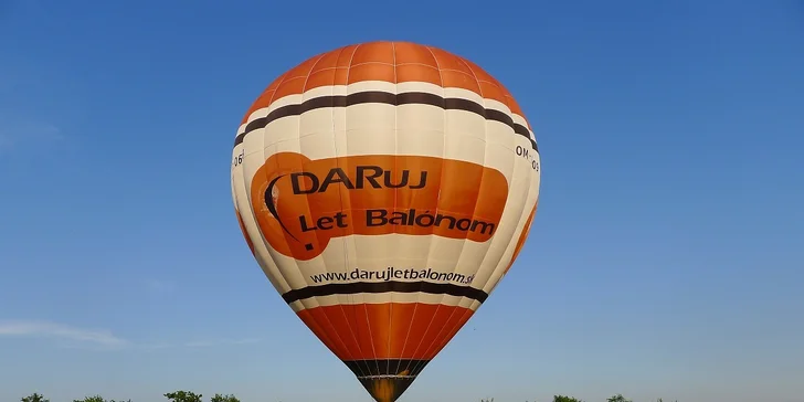 Dobrodružný hodinový let balónom pre 1 osobu