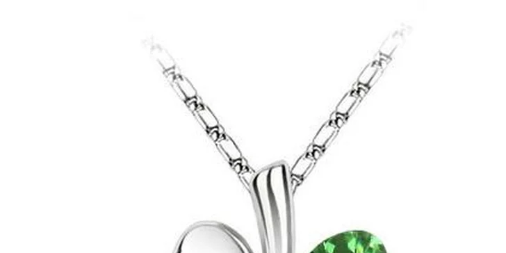 Swarovski Elements prívesok v tvare štvorlístka