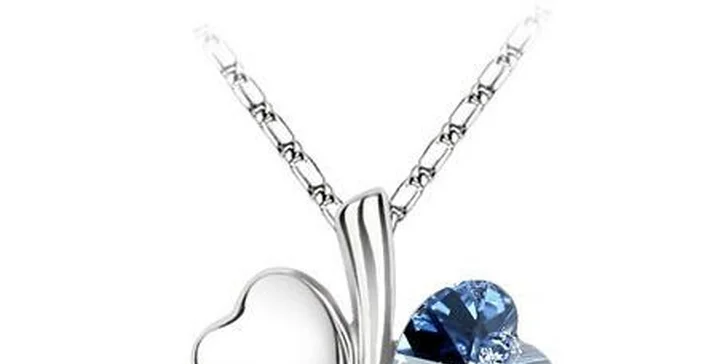 Swarovski Elements prívesok v tvare štvorlístka