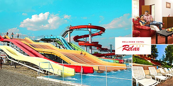 4 dňový rodinný Aquapark & Sport pobyt v Hoteli RELAX*** priamo na Slnečných jazerách Dvaja dospelý + 2 deti do 6 rokov alebo 1 dieťa do 12 rokov ubytovanie zadarmo