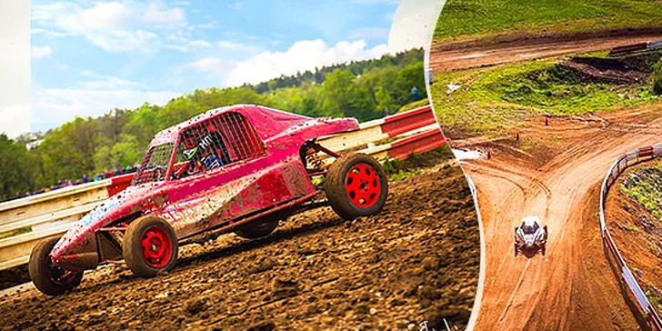Adrenalínová jazda autokrosovým špeciálom na uzavretej rallycrosovej trati - 20 kôl