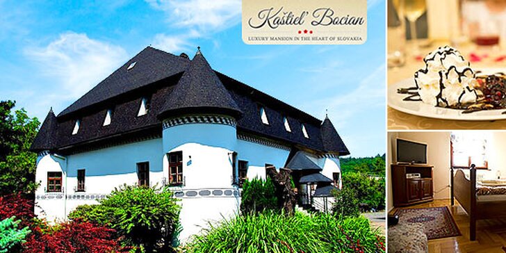 Romantický trojdňový pobyt v Kaštieli Bocian