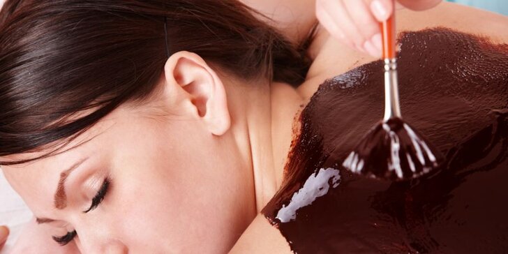 Čokoládová masáž v Beauty Slim studio Katka