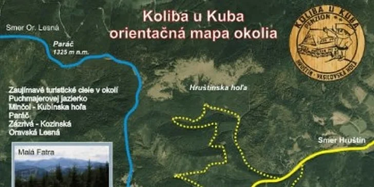 Pobyt v horskom stredisku Zábava Hruštín na Orave