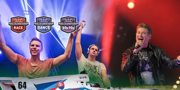 Acceleration - hudobný a pretekársky festival na okruhu Slovakia Ring, deti do 11 rokov ZDARMA