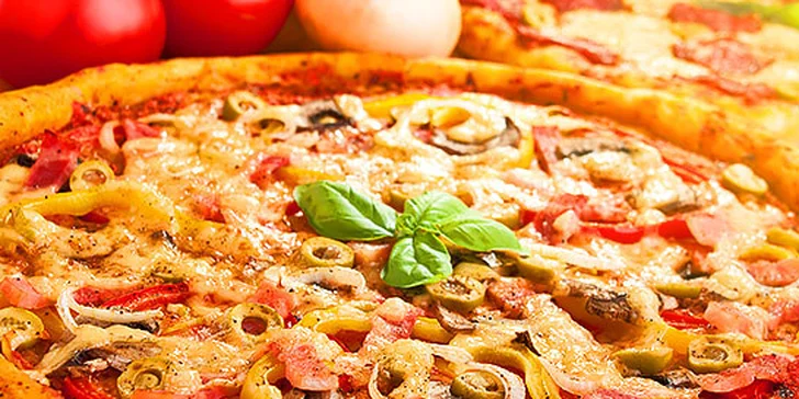 2x pizza veľkosti L alebo 1x pizza veľkosti XL
