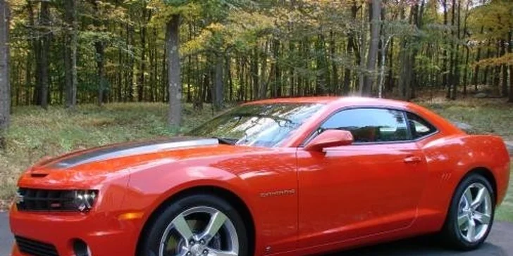 Jazda na aute Chevrolet Camaro - aj na letisku!