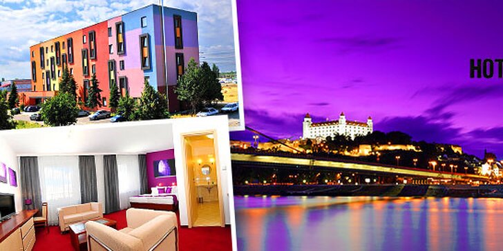 Ubytovanie pre 1 alebo 2 osoby na jednu noc v hoteli Color v Bratislave + dieťa do 3 rokov zdarma
