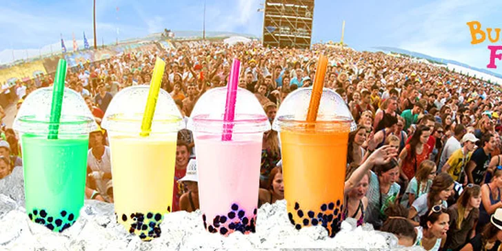 Osviežujúci bubble tea na festivale POHODA pre teba a tvoju partiu už od 0,99 €!