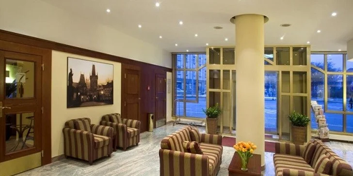 Hotel Plaza Alta Praha**** blízko historického centra, dieťa zdarma