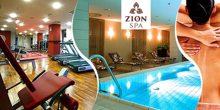 Fitness, Wellness & Spa v luxusnom ZION SPA Crowne Plaza Bratislava
