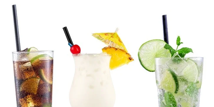 Miešané drinky počas celého leta