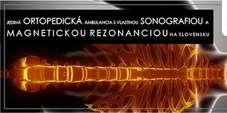 Vyšetrenie MAGNETICKOU REZONANCIOU malého kĺbu alebo chrbtice