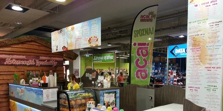 Osviežujúca ovocná šťava Acaico Jungle v MAXe