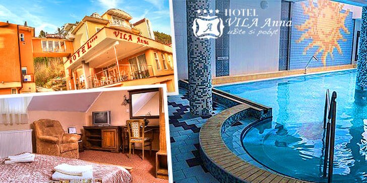 Wellness pobyt v Hoteli Vila Anna**** s úplne novým bazénovým a saunovým svetom v Trenčianskych Tepliciach