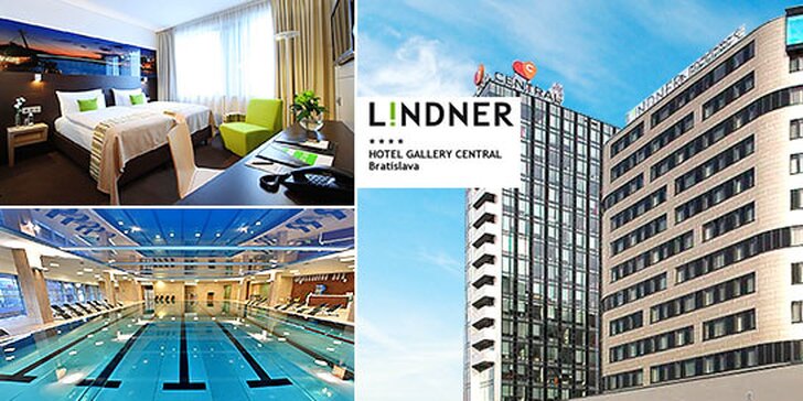 Luxusný pobyt v Lindner Hoteli Gallery Central Bratislava****
