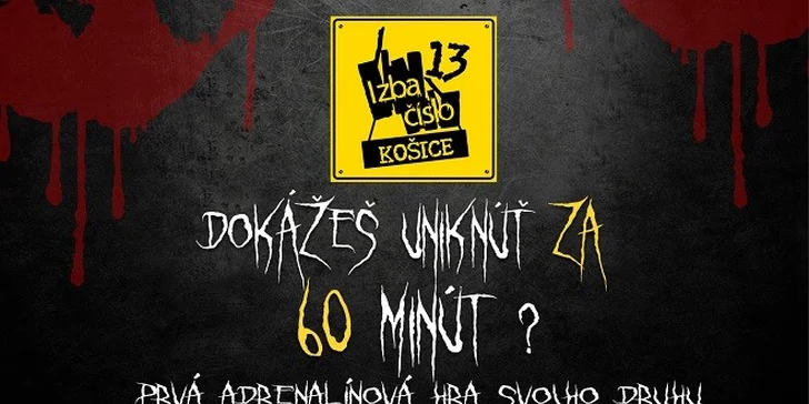 Izba číslo 13 v Košiciach - máte hodinu, aby ste unikli