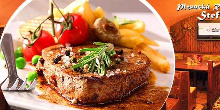 Austrálsky Chuck Tender steak s prílohou