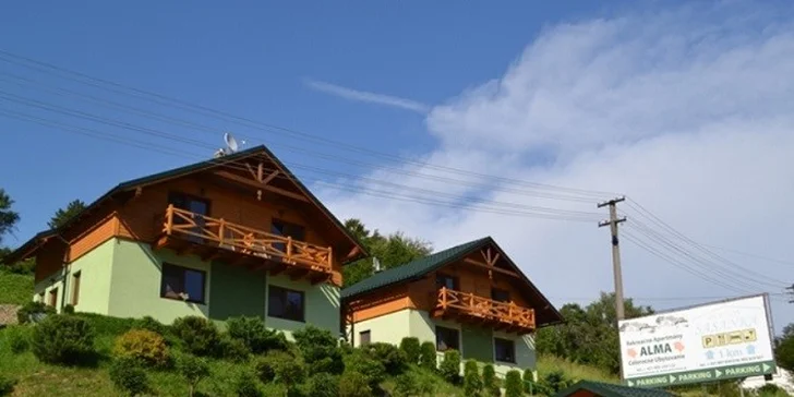 Apartmány pre 5 osôb pri Vodnom raji Vyhne