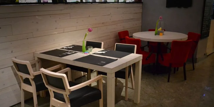 3-chodové menu so steakom a pohárom frankovky pre DVOCH