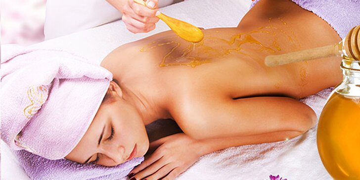 Medová detoxikačná masáž alebo kombinácia klasickej a medovej masáže