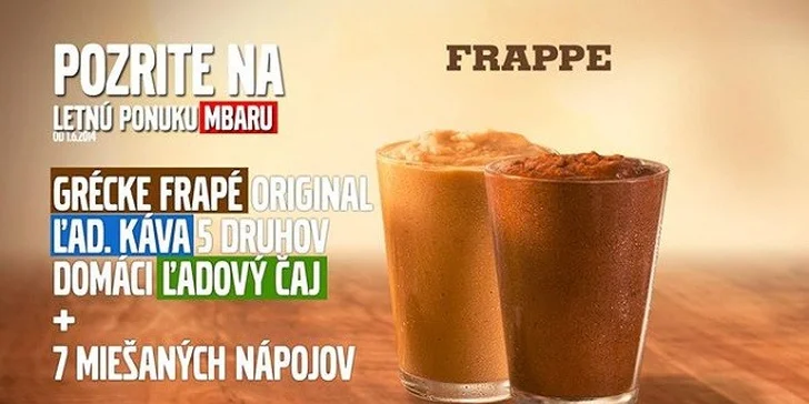 Originálne grécke frappé pre 2 osoby