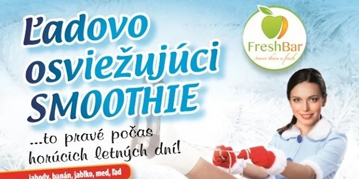 Ľadovo osviežujúce smoothie plné ovocnej chuti