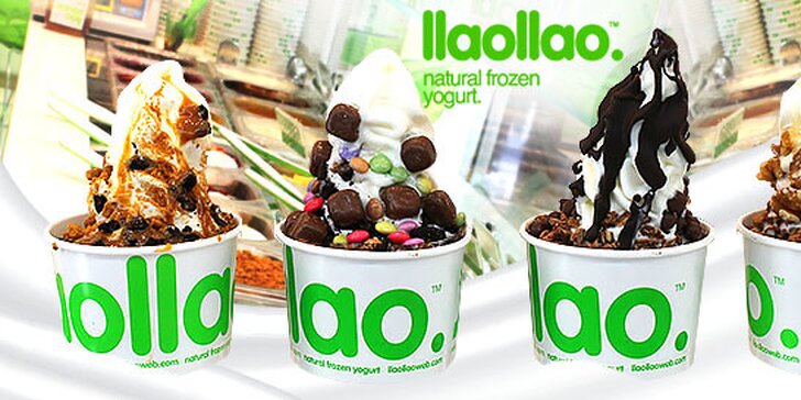 Letné osvieženie: Prírodný mrazený jogurt llaollao