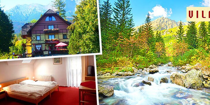 Fantastický rodinný pobyt v centre Tatranskej Lomnice v Hoteli VILA PARK*** + 2 deti do 15 rokov ZDARMA!
