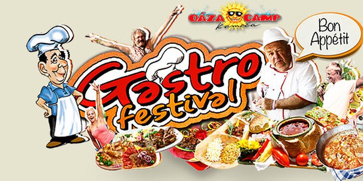 3-dňová permanentka na najväčší gastrofestival na Slovensku Gastrofest Komoča