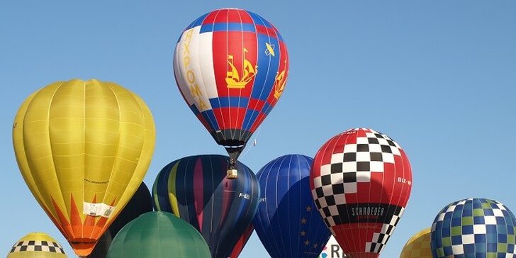 Let teplovzdušným balónom pre 1 alebo 2 osoby