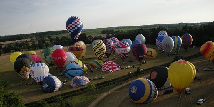 Let teplovzdušným balónom pre 1 alebo 2 osoby