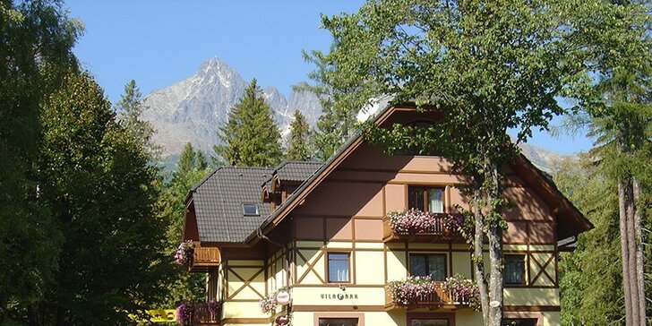 Pobyt v Tatranskej Lomnici v Hoteli VILA PARK*** + 2 deti do 14 rokov ZDARMA!