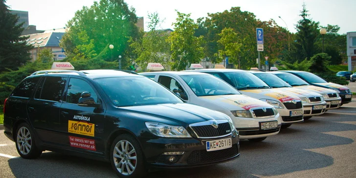 Kondičné jazdy s možnosťou výberu auta