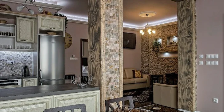 Luxusné apartmány pre celú rodinu s polpenziou. 2 deti do 6 rokov zdarma