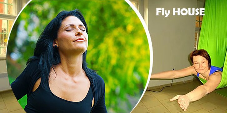 Antigravity jóga - cvičenie a relax v špeciálnej plachte