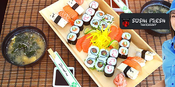 Sushi set pre jednu alebo dve osoby na donášku