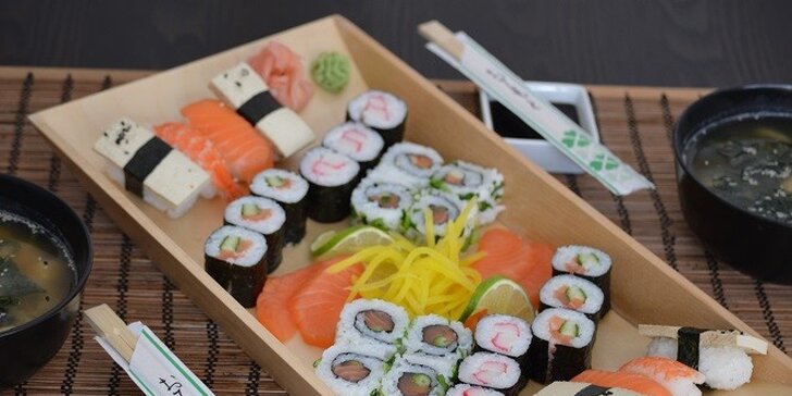 Sushi set pre jednu alebo dve osoby na donášku
