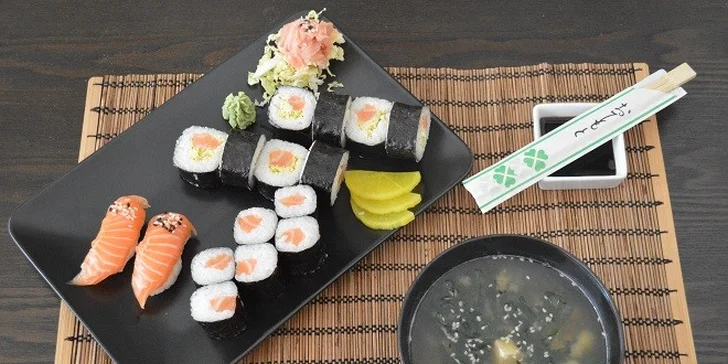 Sushi set pre jednu alebo dve osoby na donášku
