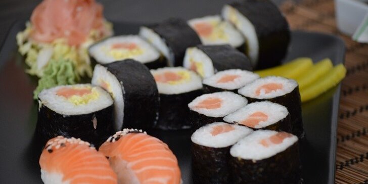 Sushi set pre jednu alebo dve osoby na donášku