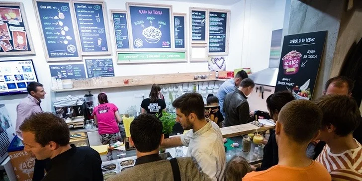 Namoootaj sa na Açaico a mrazený jogurt MOOO! V Açaico Fresh Bare